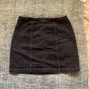 PacSun Black Denim Mini Pencil Skirt Size 26